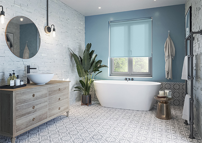 Roma (FR), Breeze Blue - Twist&Fit Roller Blind - Image 7